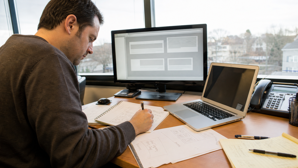 Web design monitors used while improving search engine optimization