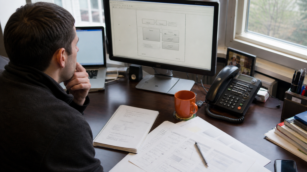 Small business growth workspace for digital planning in New Jersey