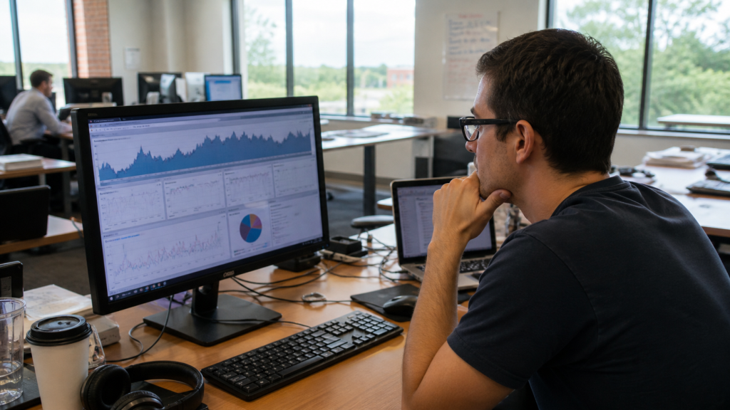 IT network servers where database optimization protects performance