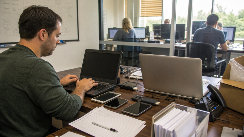 Small business growth workspace for digital planning in New Jersey