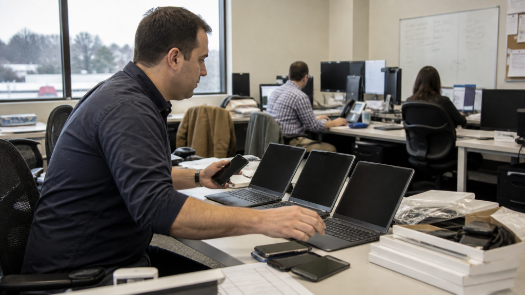 Small business growth workspace for digital planning in New Jersey