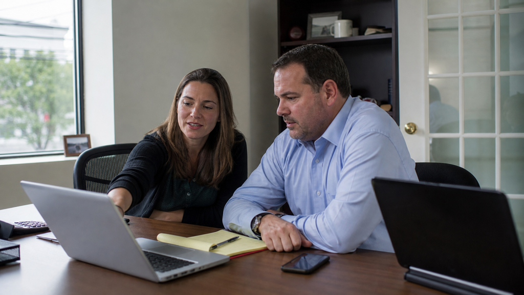 Web design workspace used for New Jersey business website projects
